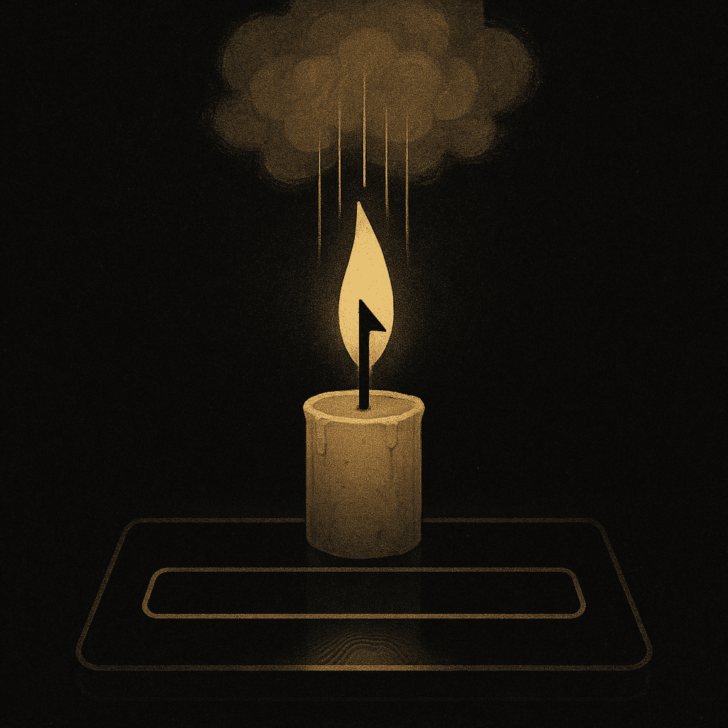 The Candle Is a Cursor