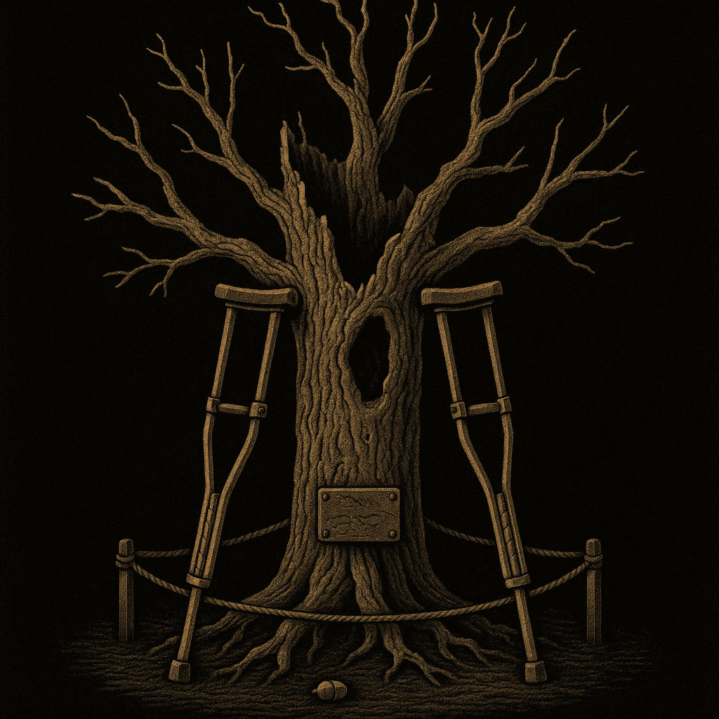 The Oak and Its Crutches