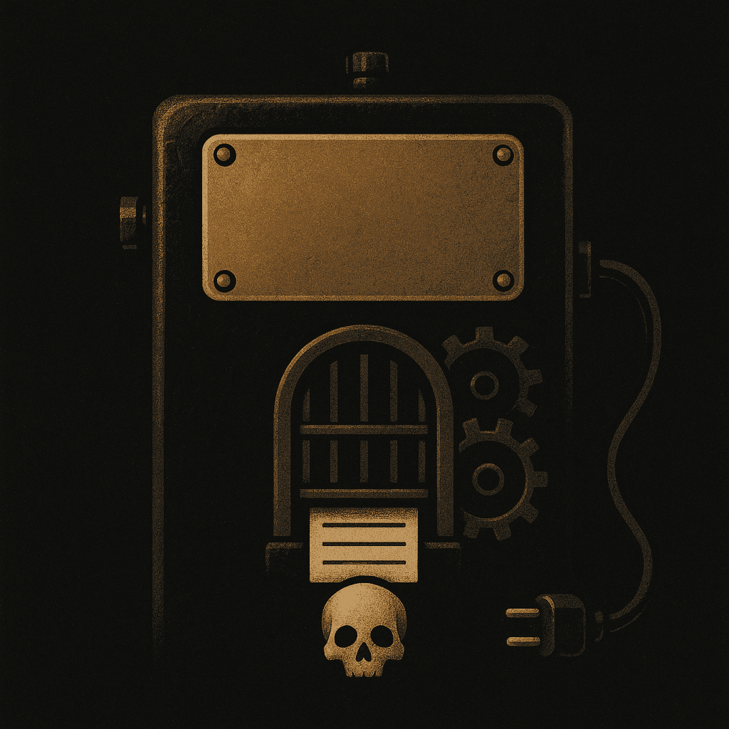 The Plaque on the Machine