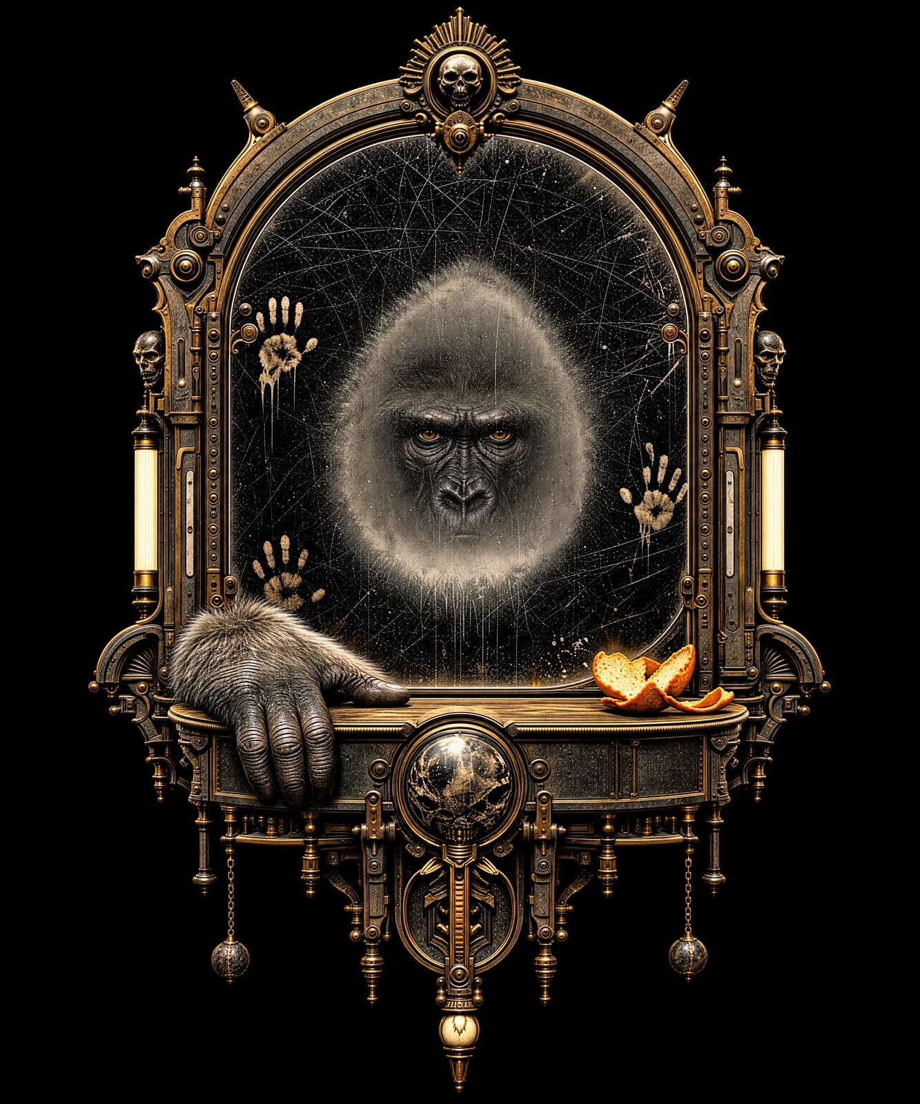 The Animal at the Glass — shirt design