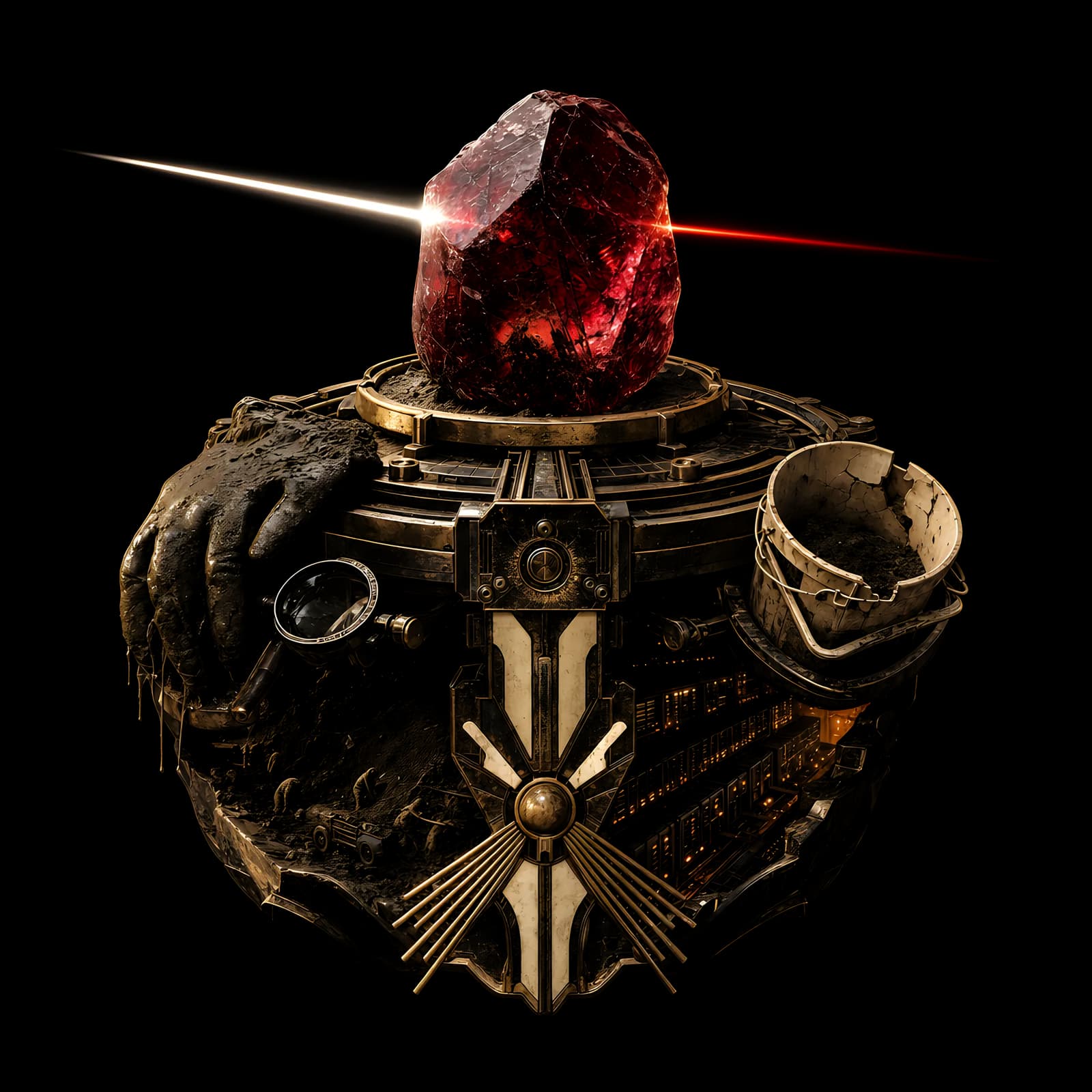 The Red Stone Refuses Theology — shirt design