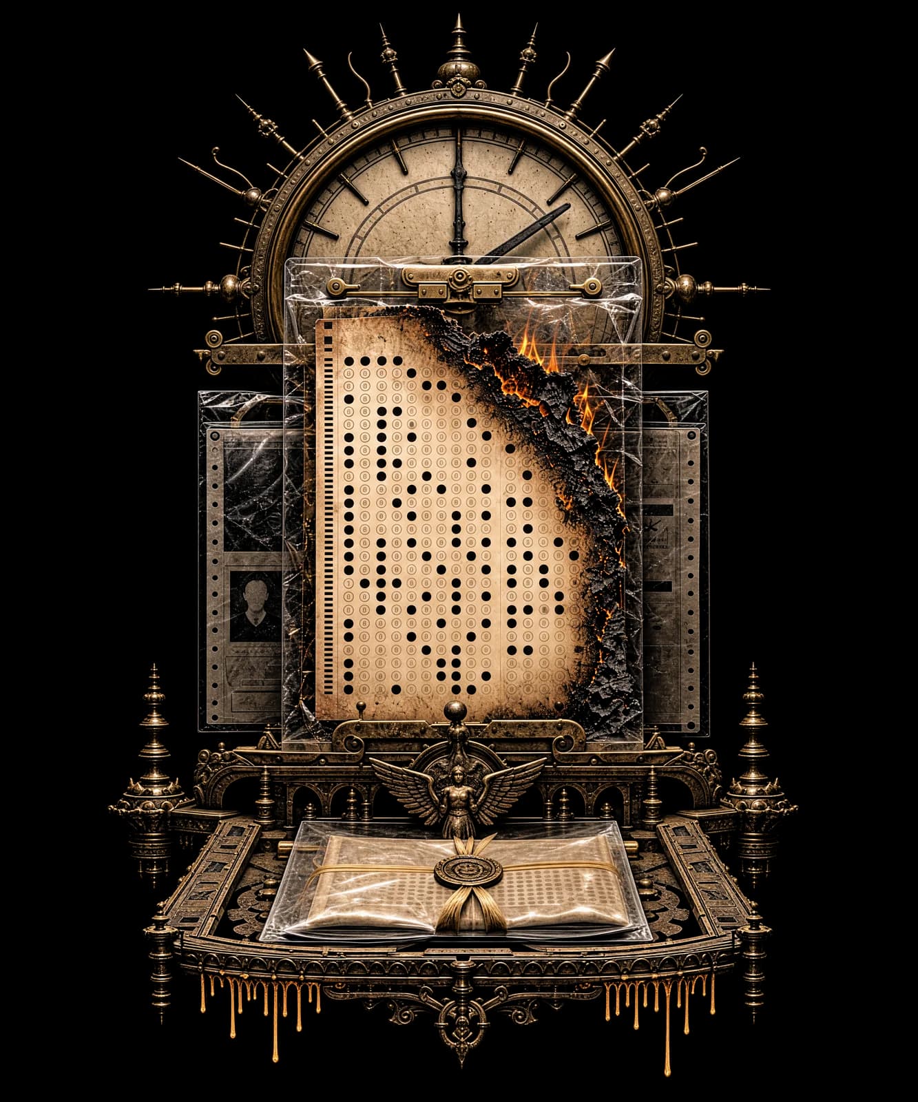 The Answer Key in the Dark — shirt design