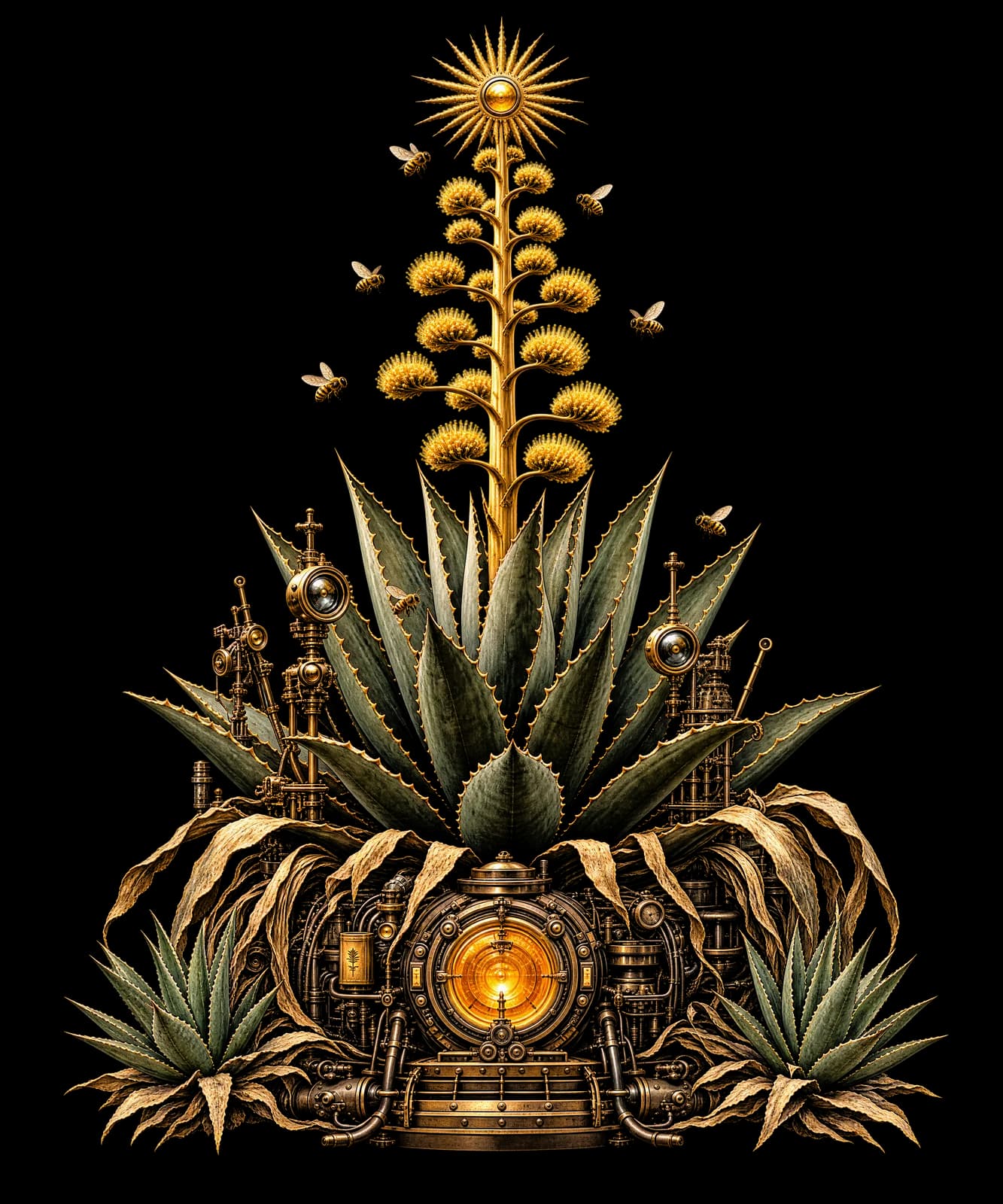 The Plant That Spends Its Sun — shirt design