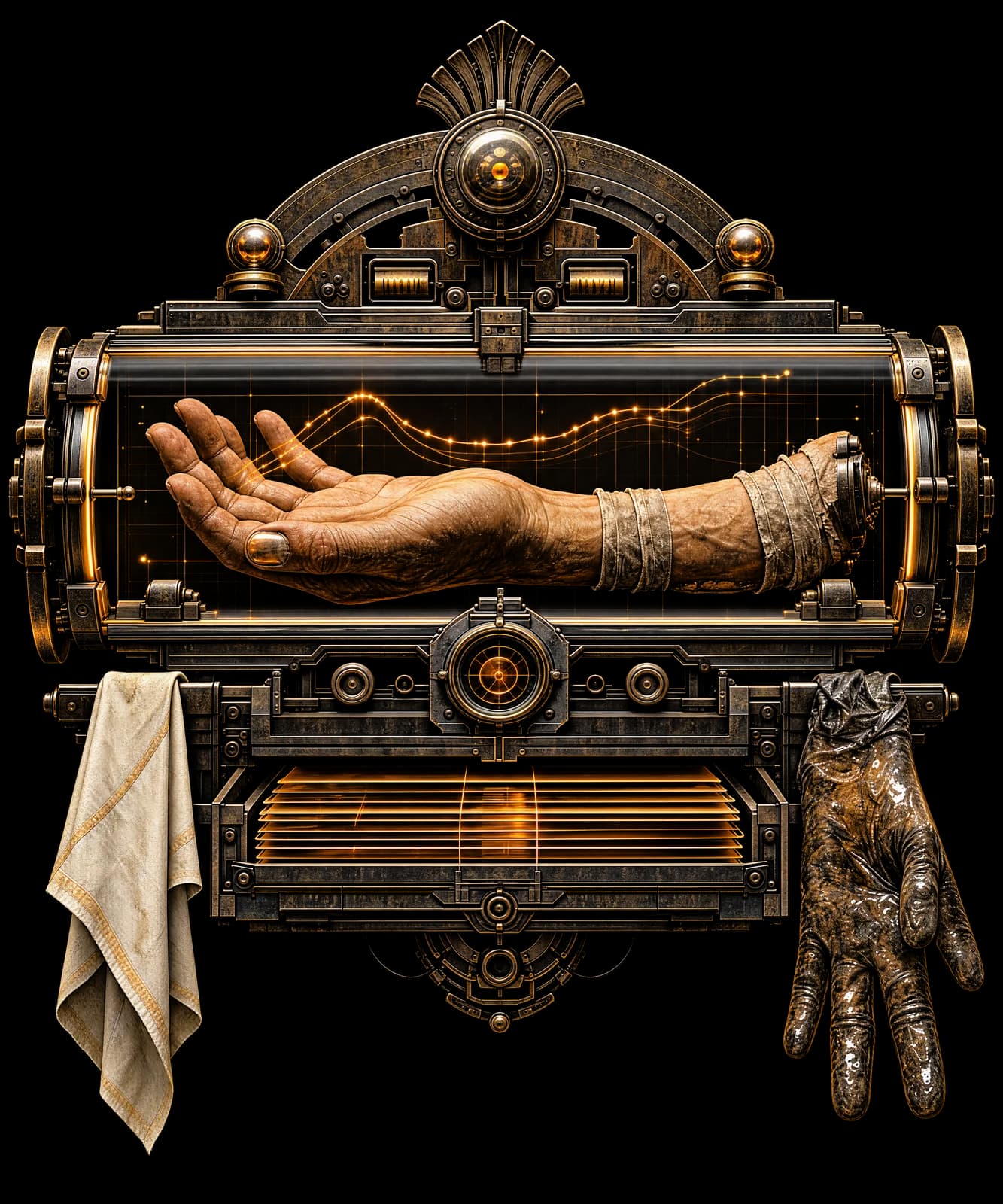 The Wrist in the Archive — shirt design