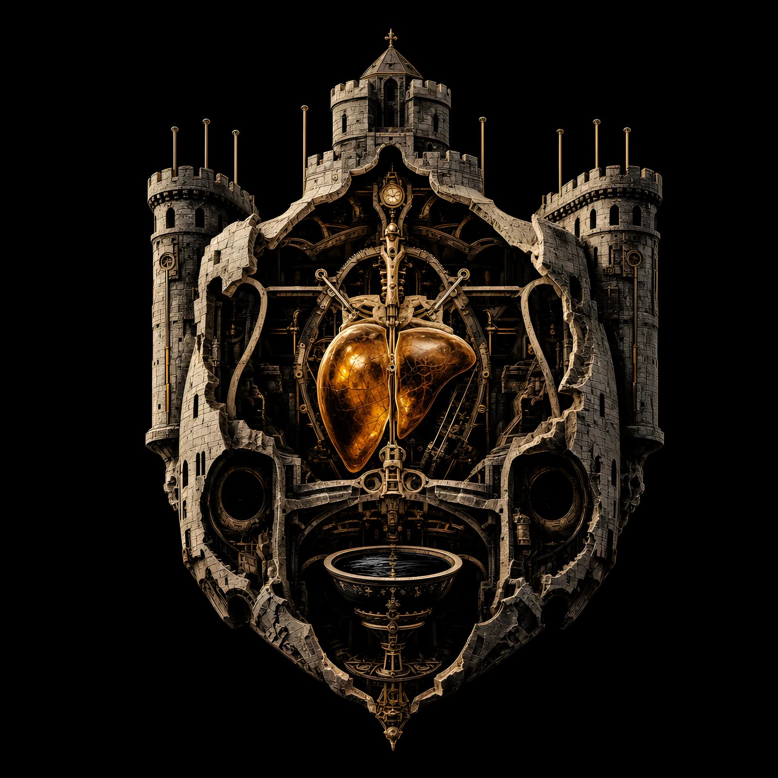 The Castle That Forgot Why It Was Built — shirt design