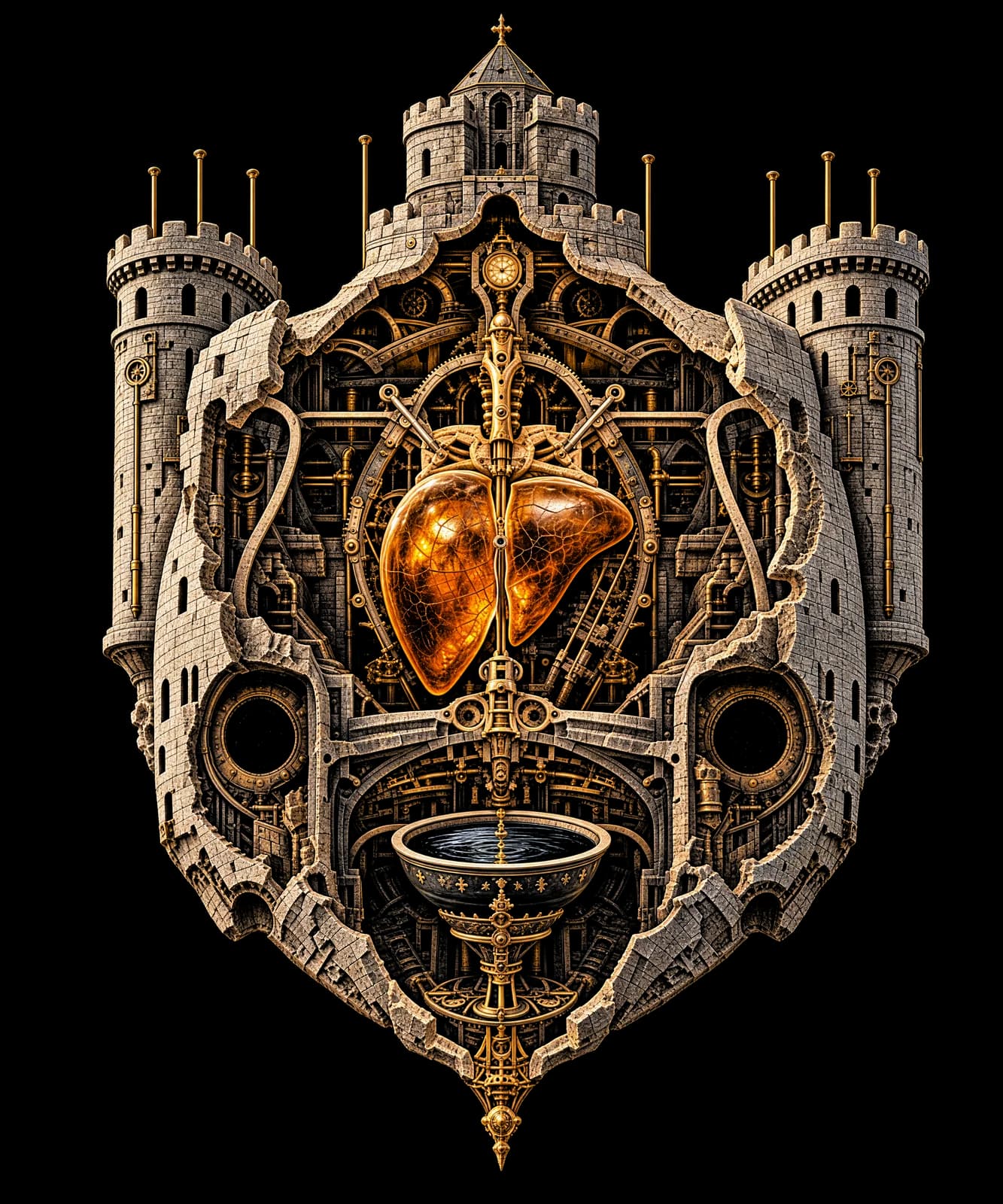 The Castle That Forgot Why It Was Built — shirt design