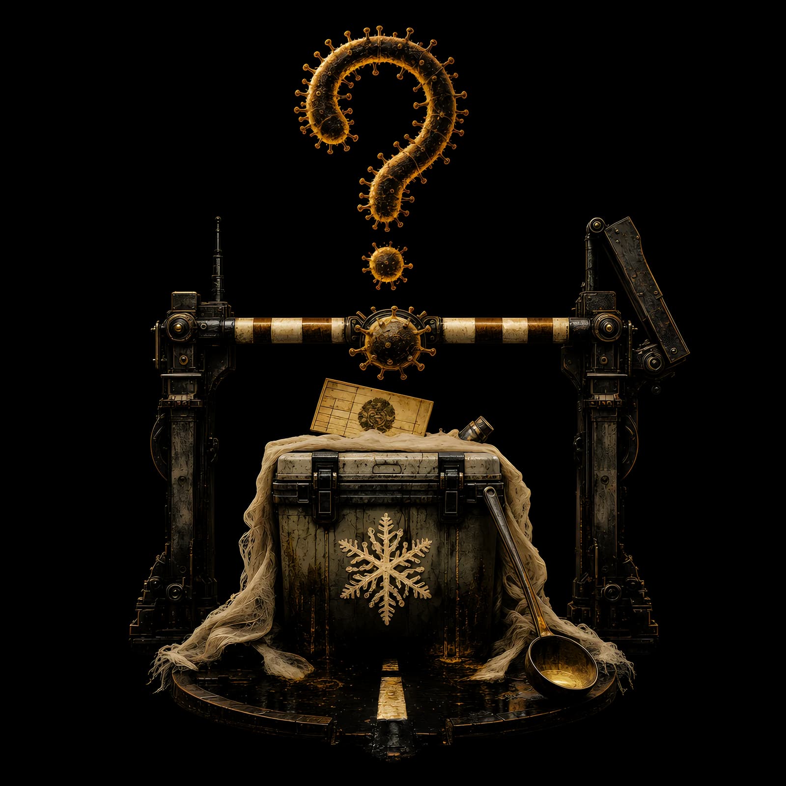 The Checkpoint and the Filament — shirt design