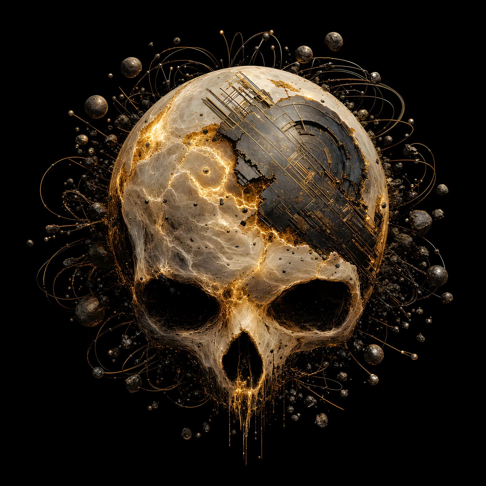 The Metal Receipt of a Dead Sun — shirt design