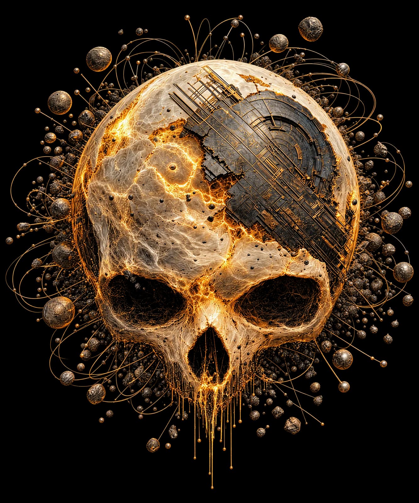 The Metal Receipt of a Dead Sun — shirt design