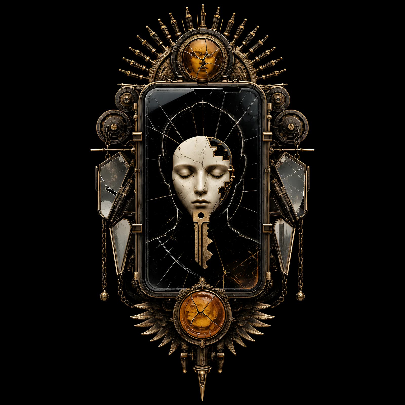 The Face in the Group Chat — shirt design