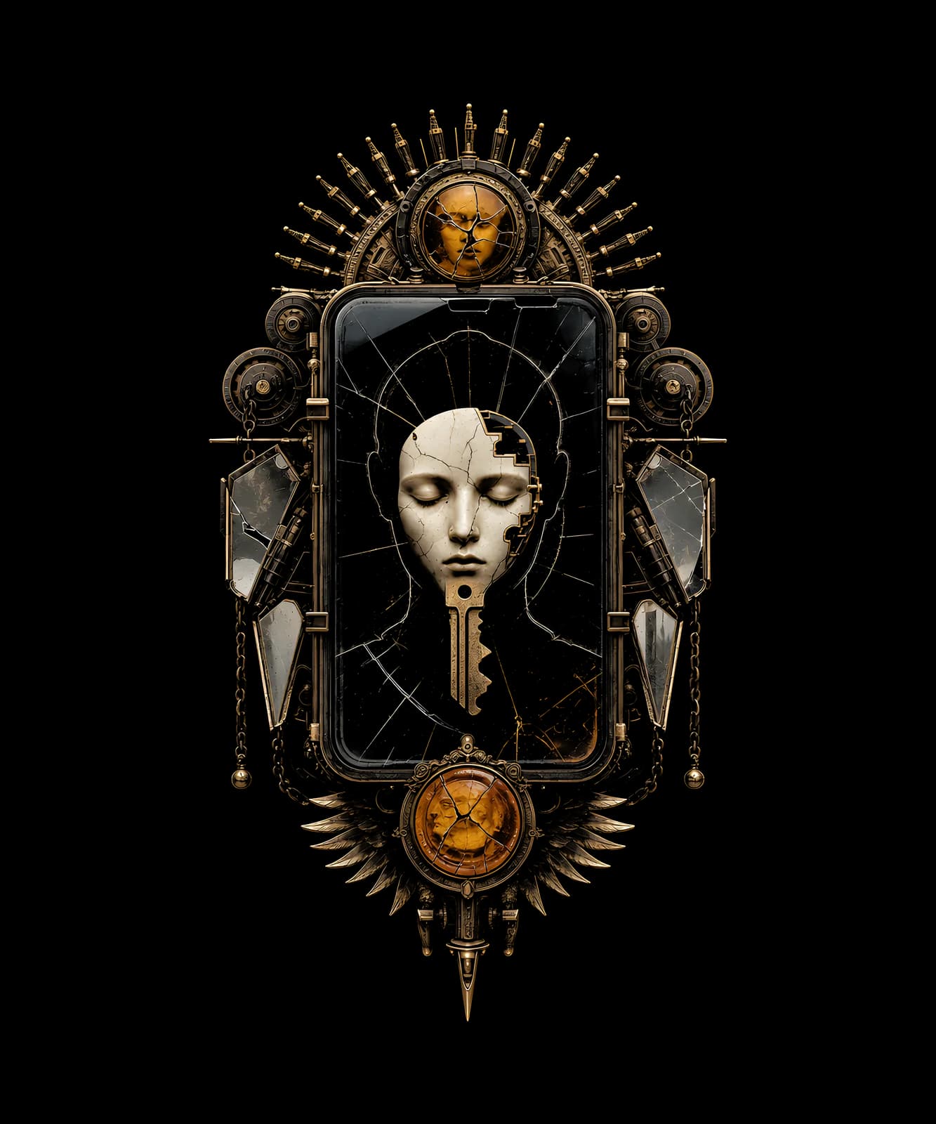 The Face in the Group Chat — shirt design