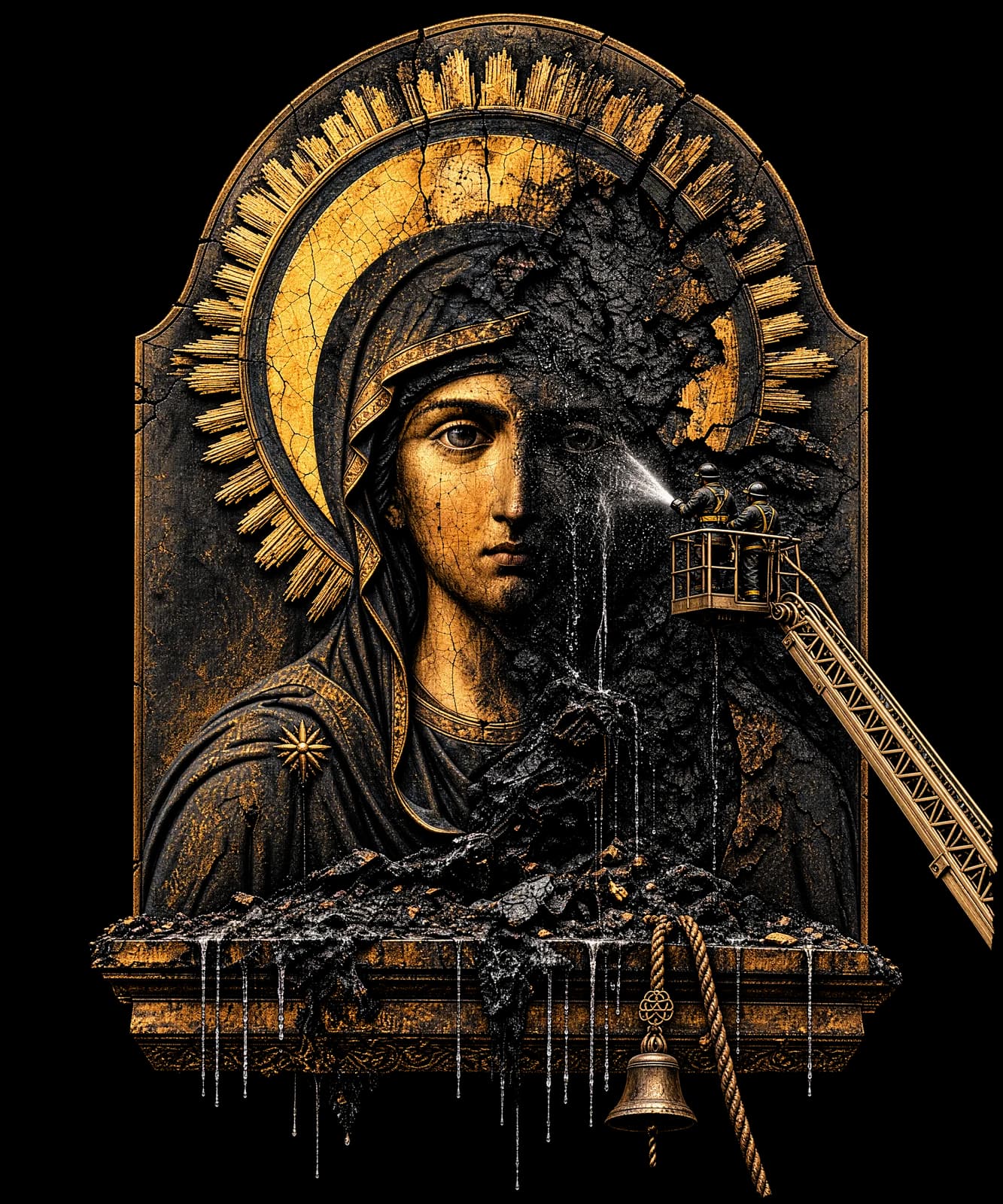 The Icon Learns Smoke — shirt design