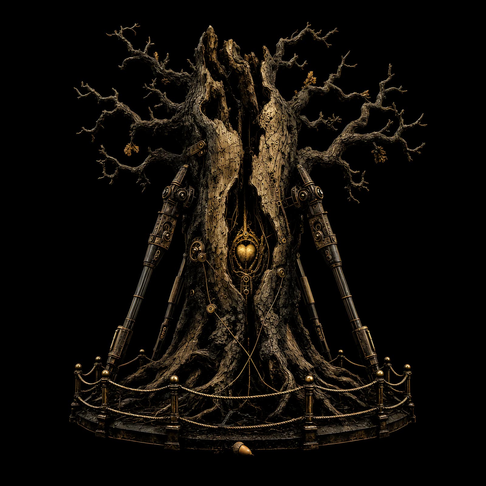 The Oak and Its Crutches — shirt design