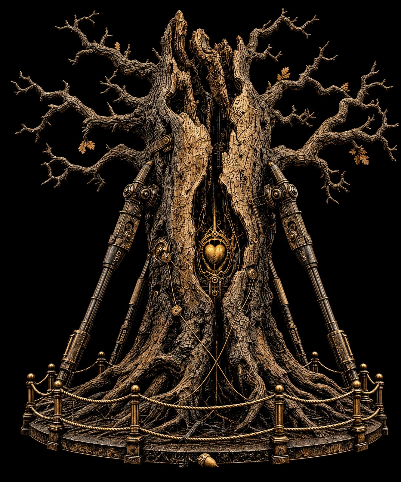 The Oak and Its Crutches — shirt design