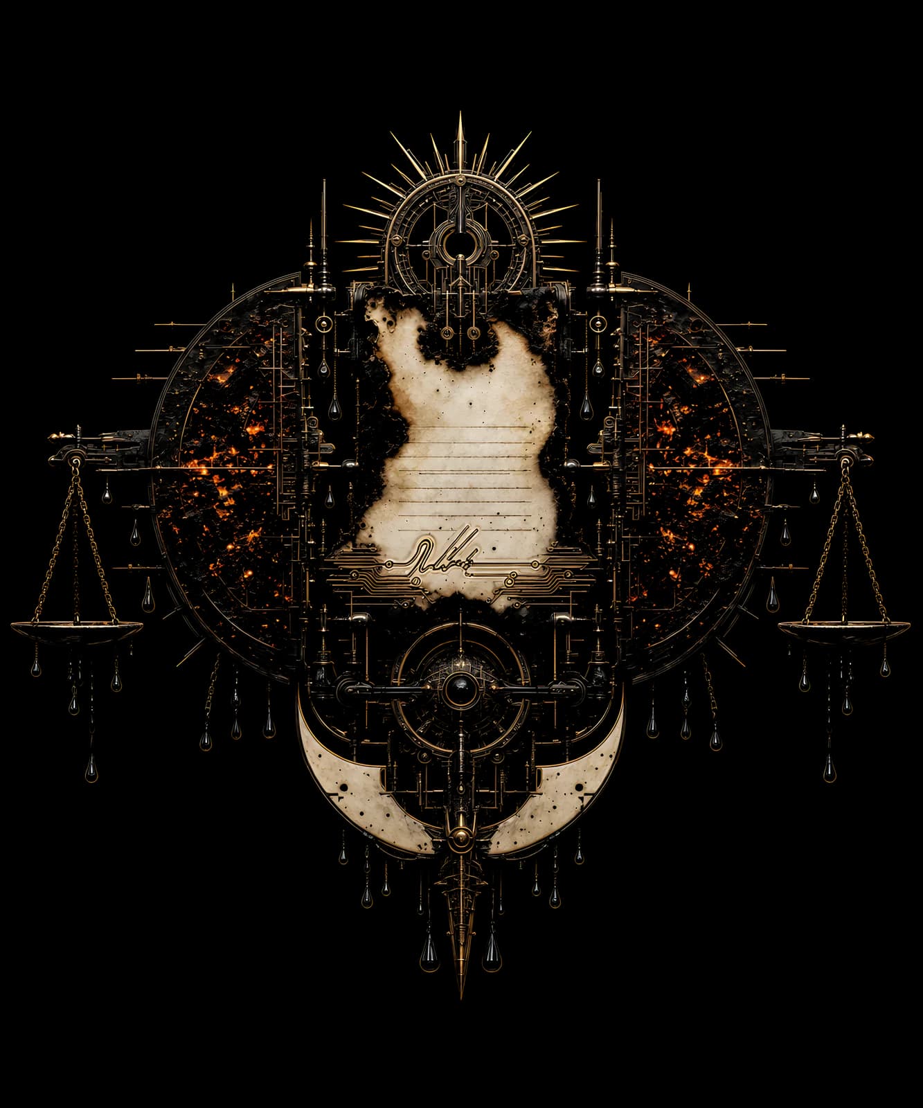 The Signature the Fire Could Not Hold — shirt design