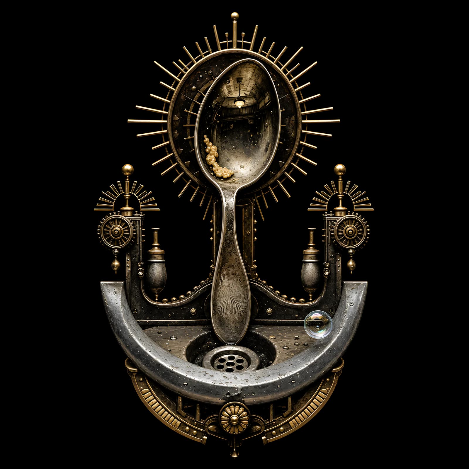 The Spoon Remembers the Mouth — shirt design