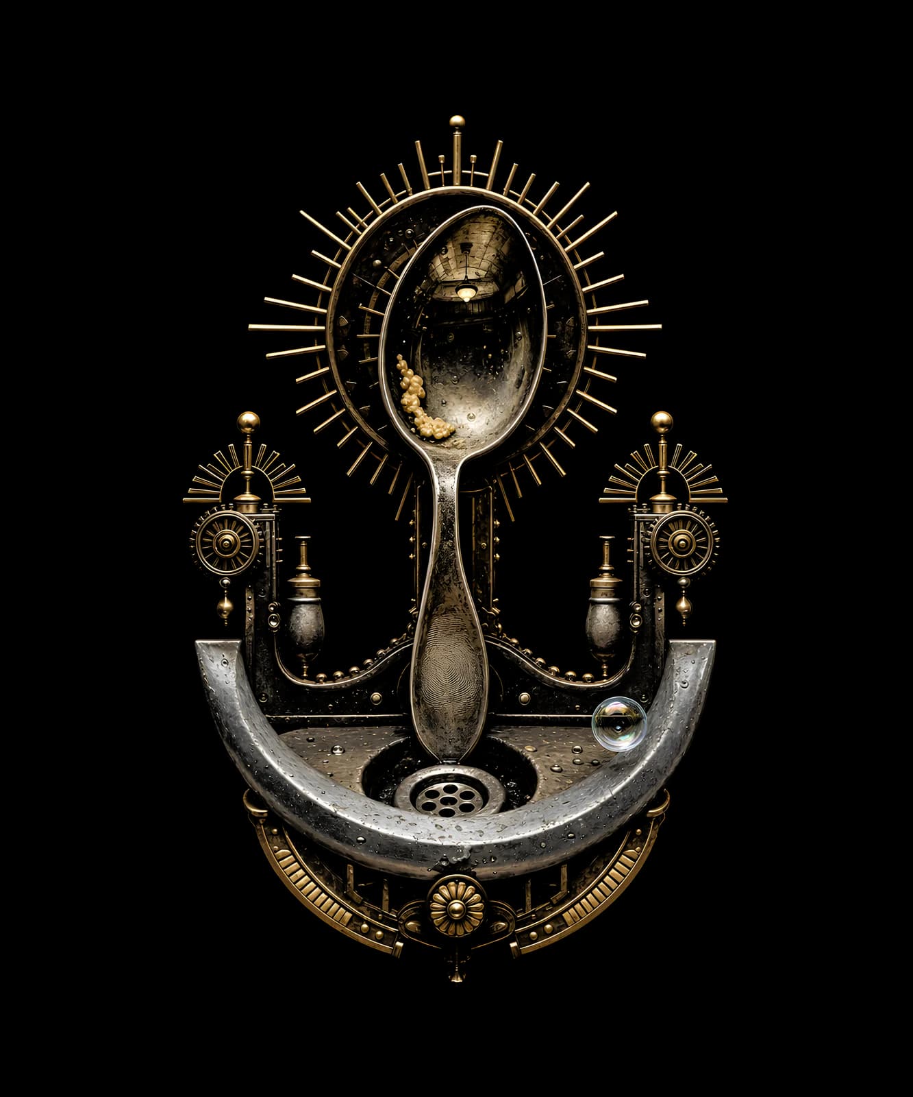 The Spoon Remembers the Mouth — shirt design