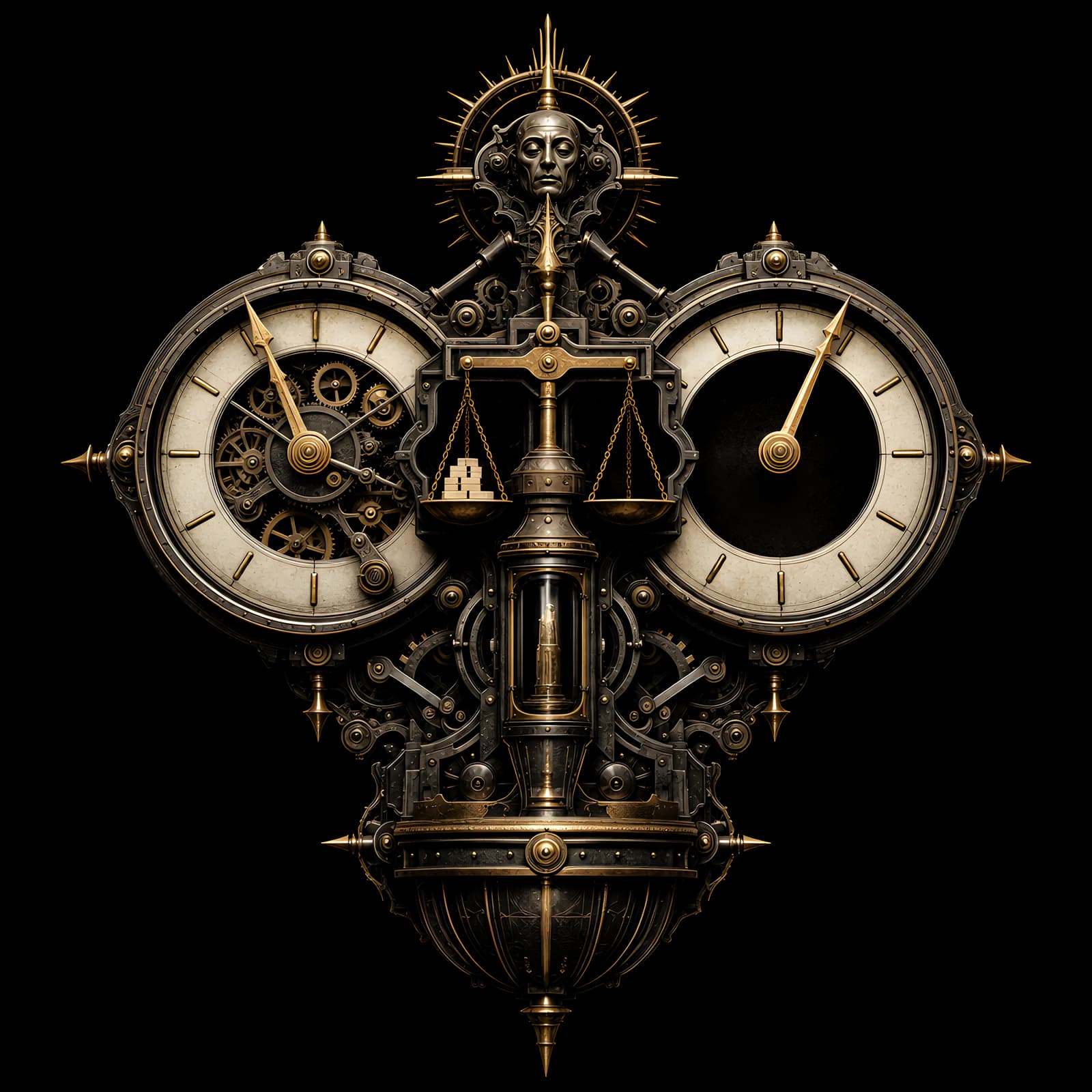 The Two Clocks of Judgment — shirt design