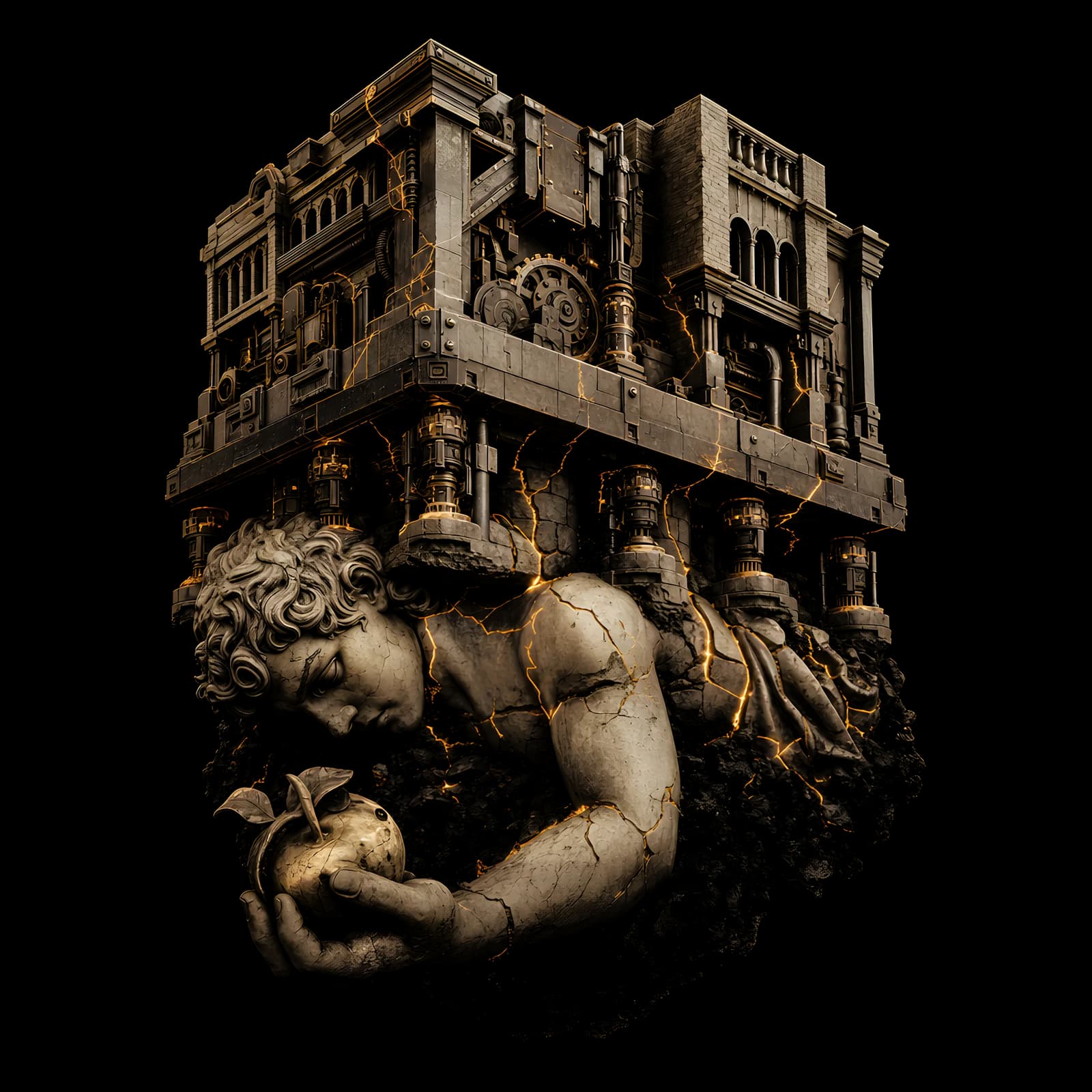 The Past Nobody Paid to Remove — shirt design