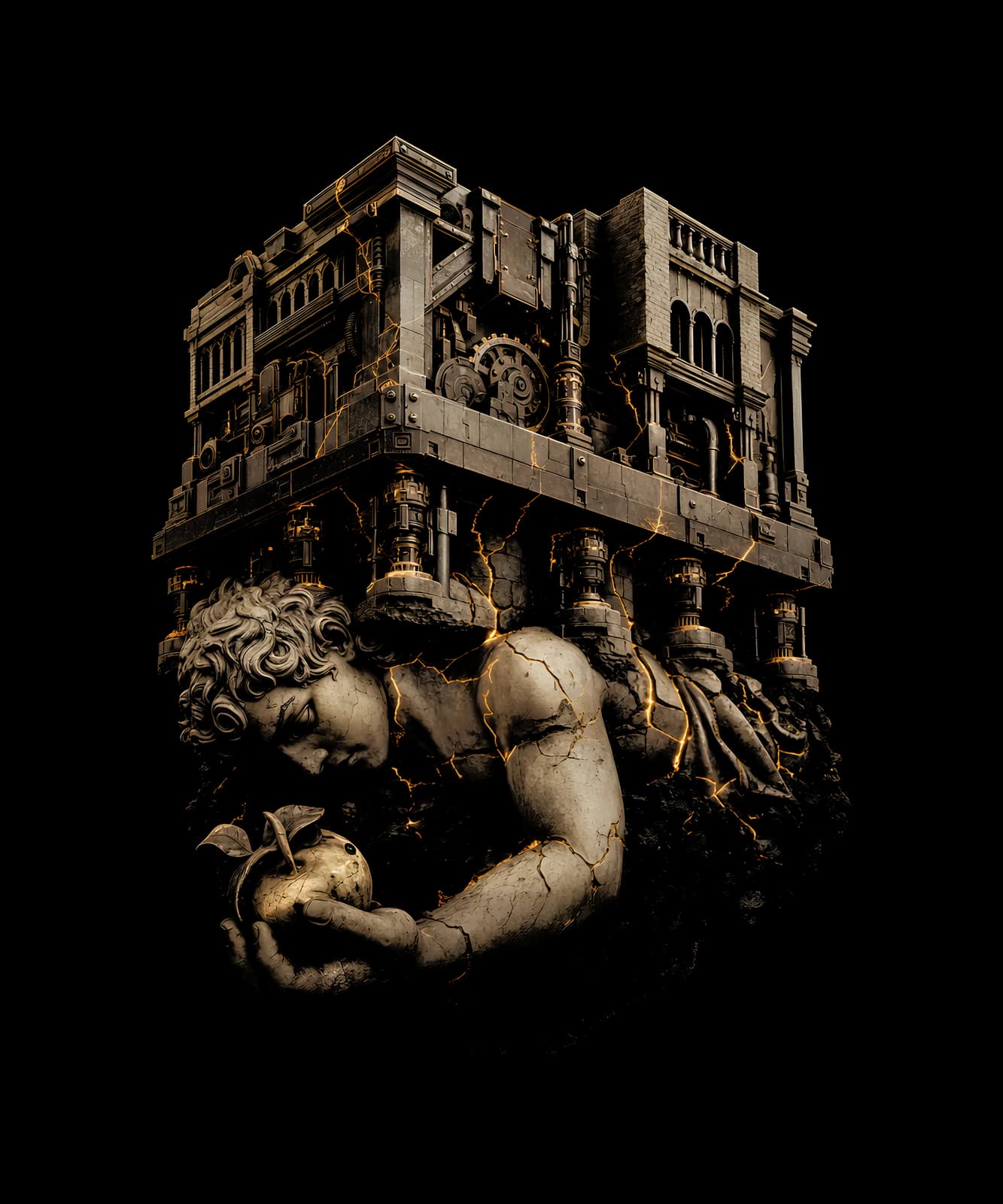 The Past Nobody Paid to Remove — shirt design
