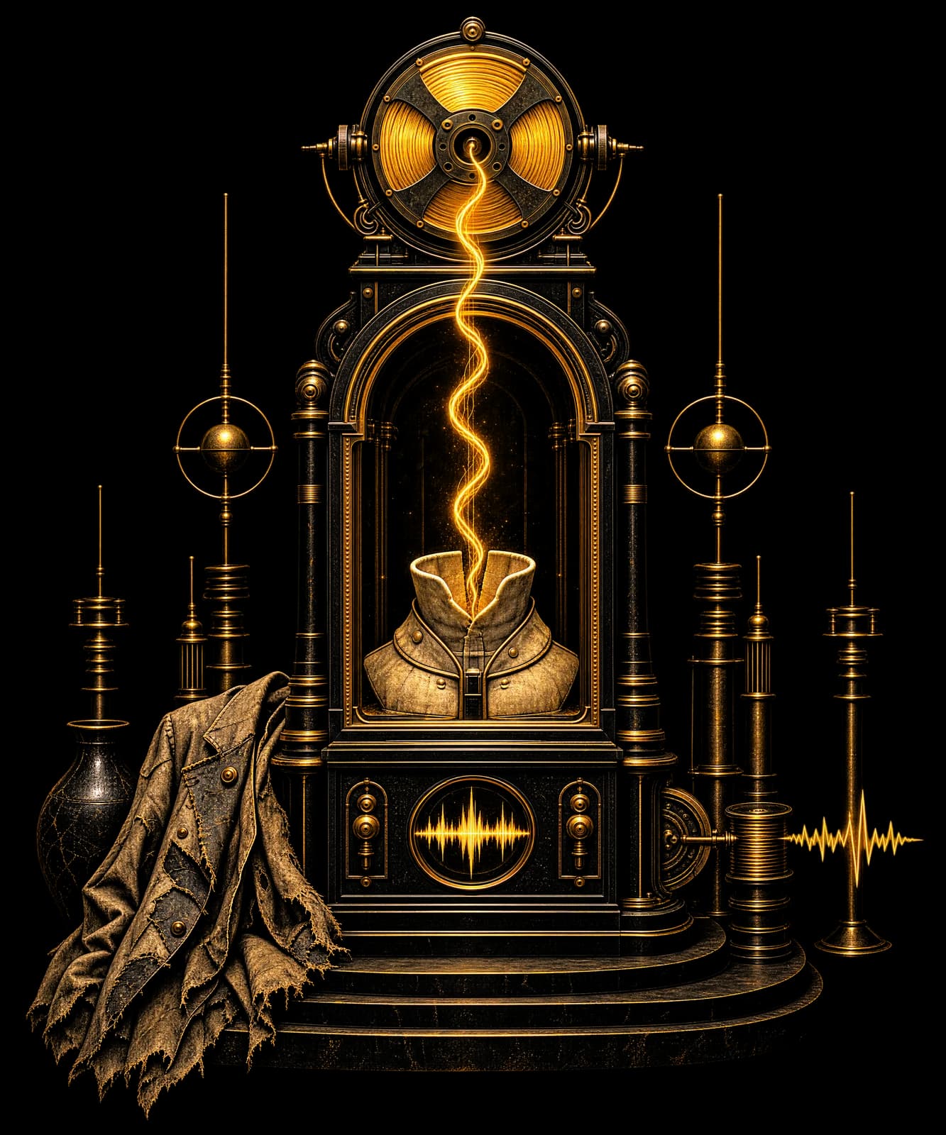 The Voice That Outlived the Body — shirt design