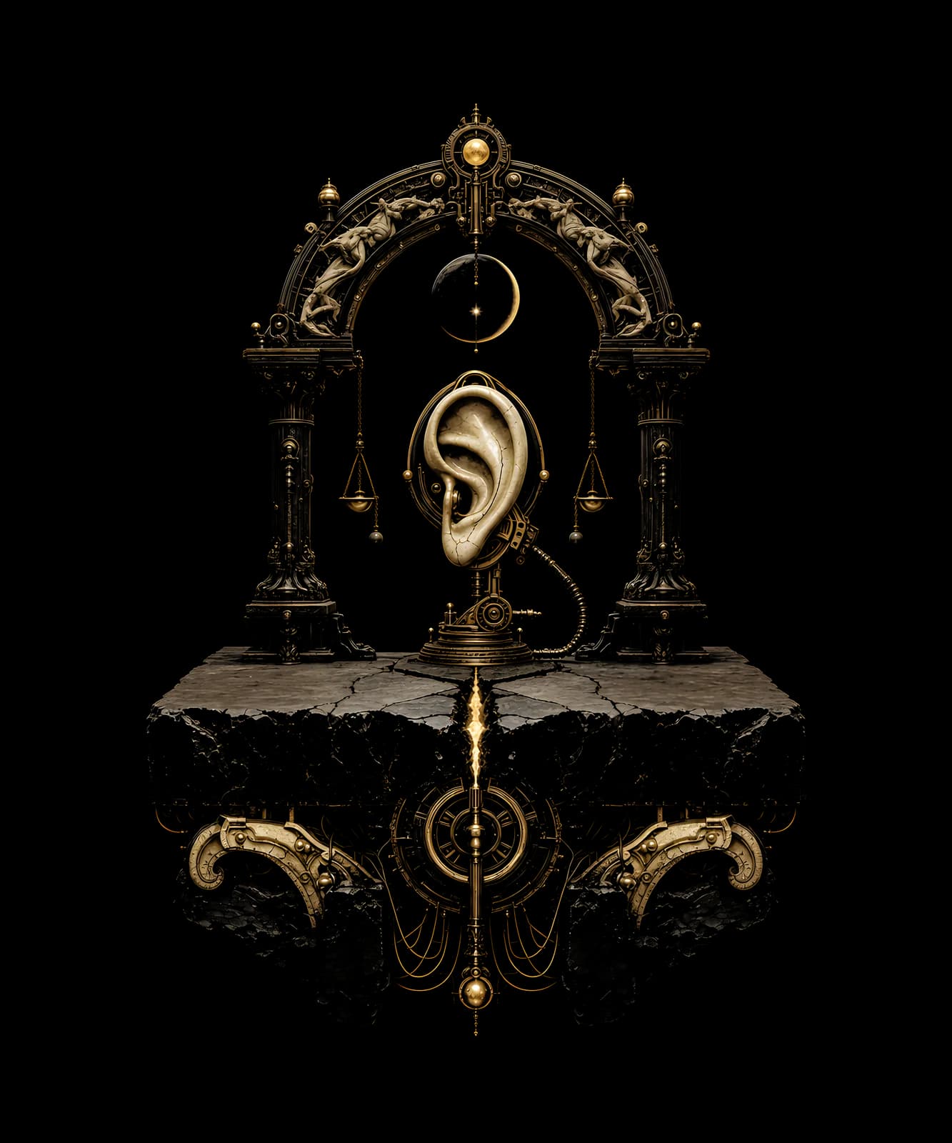 The Silence Between Two Claims of Peace — shirt design