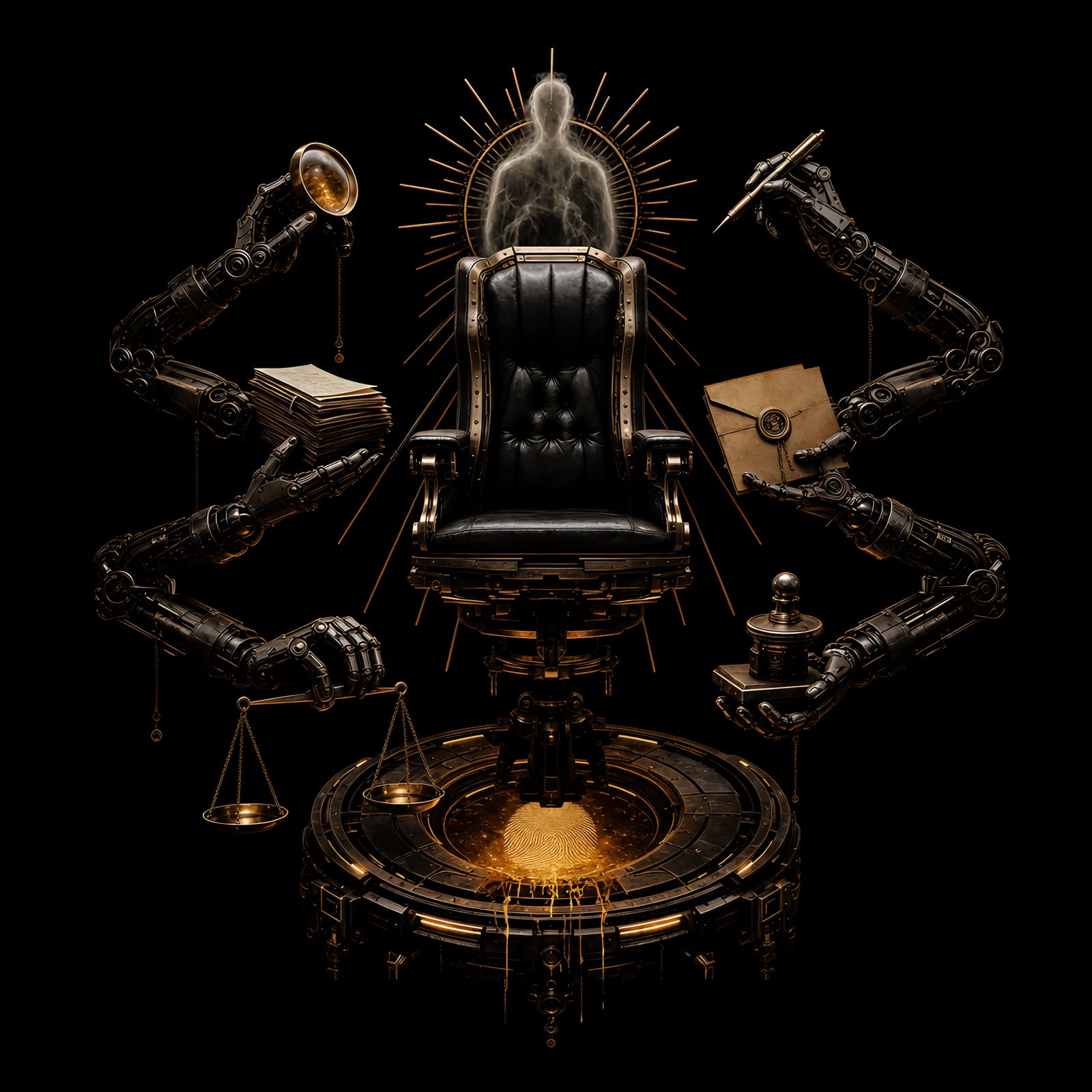 The Empty Chair Agent — shirt design