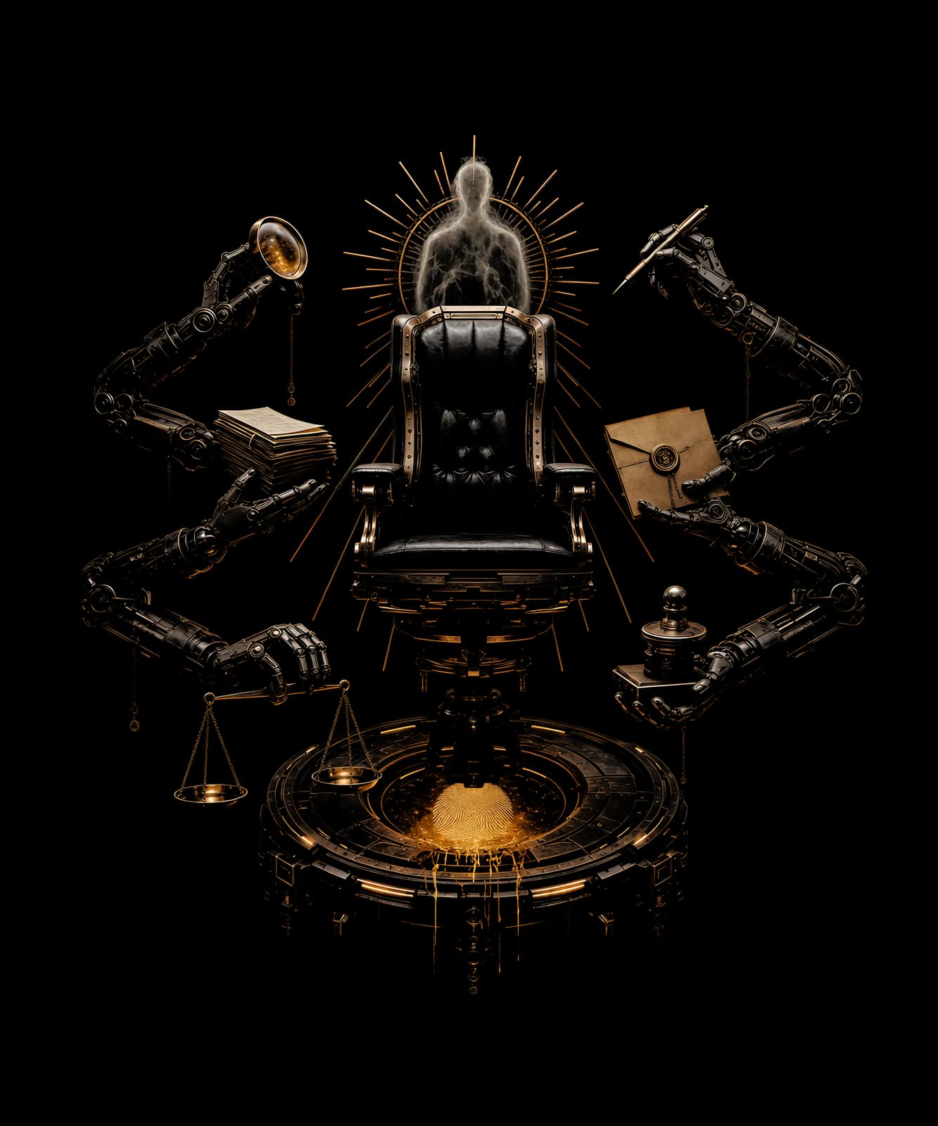 The Empty Chair Agent — shirt design