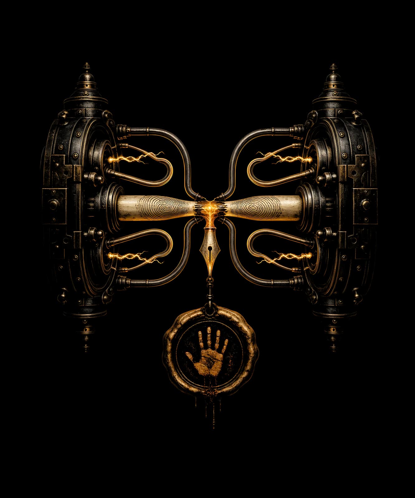 The Human Becomes the Fuse — shirt design
